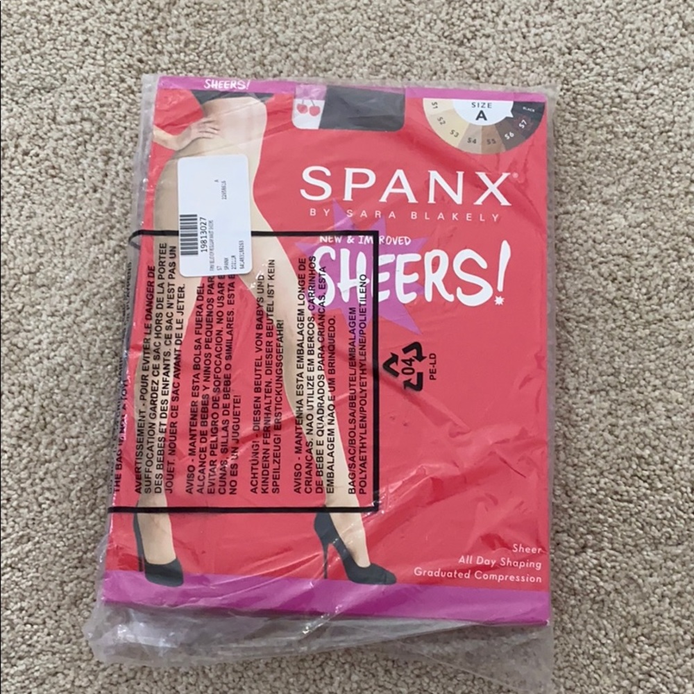Spanx sheets size A S7
